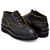 NICKS BOOTS OXFORD LACE TO TOE 3inch BLACK DOMAINE (ANAFLEX) LEATHER #2021 VIBRAM SOLE (BLACK)画像