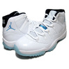 NIKE AIR JORDAN 11 RETRO WHITE/LEGEND BLUE-BLACK 378037-117画像