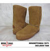 MINNETONKA SHORT PUG BOOT #3571 GOLDEN TAN画像