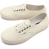 VANS CLASSICS AUTHENTIC (OVERWASHED)BLANC DE BLANC VN-0ZUKFIY画像