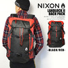 nixon LANDLOCK II BACKPACK BLACK-RED C1953-008画像
