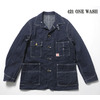 HEAD LIGHT by SUGAR CANE 11oz. DENIM WORK COAT HD12235A画像