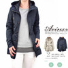AVIREX LADY'S MATERIAL MIX MILITARY HOOD JACKET 6252036画像