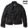 Schott × atmos ONE STAR RIDERS BLACK ASC-OA-J001画像