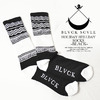 BLACK SCALE HOLIDAY HELLDAY SOCKS BLACK BSHCQ14AW054画像