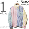 SANCA クレイジーストライプ ビッグシルエットボタンダウンシャツ S15SSH10画像