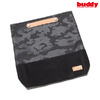 buddy LEAD CLUTCH BAG M size NIGHT JUNGLE BLACK CAMO画像