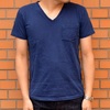 Velva Sheen 1PAC V-NECK POCKET TEE 1614006画像