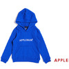 APPLEBUM AB ロゴ刺繍スウェットパーカー BLUE画像