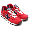 new balance ML574 POR RED画像