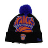 NEW ERA NEW YORK KNICKS KNIT BEANIE BLACKxROYAL NENYK194画像