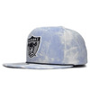 Mitchell & Ness OAKLAND RAIDERS ACID WASH DENIM SNAPBACK LT.BLUE CNFMNOLR107画像