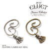 CLUCT PLAYING CARD KEY RING 01765画像