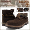 Timberland ICON ROLL TOP Leather And Fabric Red Briar Nubuck with Camo 6834A画像