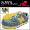 new balance ML574 VTS Chambray/Yellow Picnic画像