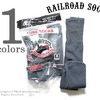 RAILROAD SOCK "6P TUBE DARK GRY" MEN'S 6 PAIR TUBE-DARK GREY 6076画像