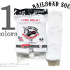 RAILROAD SOCK "6P TUBE WHT" MEN'S 6 PAIR TUBE-SOLID WHITE 6075画像