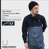 FRED PERRY Chambray Colour Block L/S Shirt M6701画像