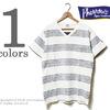 Pherrow's バンダナ柄VネックボーダーTシャツ 15S-PVBT1画像