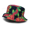 FITTED HAWAII HOME GROWN BUCKET HAT BLACKxMULTI FTH004画像