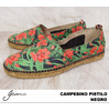 gaimo CAMPESINO PISTILO ESPADRILLES NEGRO画像