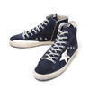 GOLDEN GOOSE SNEAKERS FRANCY-NAVY SUEDE- G26U591-N2画像