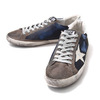 GOLDEN GOOSE SNEAKERS SUPER STAR-BLUE DENIM- G26U590-R1画像