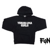 FUN YOKOHAMA GIRLS PULLOVER PARKA BLACKxWHITE画像