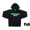 FUN YOKOHAMA BOYS PULLOVER PARKA BLACKxGREEN画像