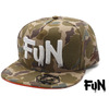 FUN &times; 7UNION STRAPBACK CAP CAMO画像
