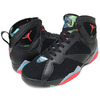 NIKE AIR JORDAN 7 RETRO 30TH blk/infrared 23-bl grpht-rtr 705350-007画像