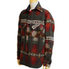 Johnson Woolen Mills WOOL SHIRT JACKET NATIVE PATTERN BROWN画像