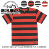 IRON HEART EXTRA HEAVY WEIGHT 2inch-border S/S TEE IHSH-64画像
