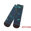 APPLEBUM Sour Diesel High Socks NAVYxGREEN画像