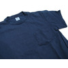 Velva Sheen #1614005 INDIGO OVERDYE CREWNECK POCKET SHORT SLEEVE TEE/indigo画像