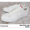 CONVERSE ONE STAR J WS MADE IN JAPAN WHITE 32346770画像