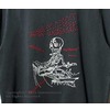 REMI RELIEF 刺繍スカル ロングウォッシュ加工Tシャツ RN1516-9172画像