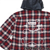 Supreme × UNDERCOVER Satin Hooded Flannel Shirt RED CHECK画像