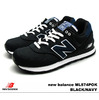 new balance ML574 POK BLACK/NAVY画像