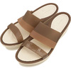 crocs ColorBlock wedge w MAHOGANY/STUCCO 200031-2QO画像