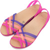 crocs huarache mini wedge w VIBRANT VIOLET/MELON 14384-5H7画像