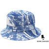 BORN X RAISED FLAG BUCKET HAT WHITE画像