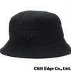 the POOL aoyama POOL BUCKET HAT BLACK画像
