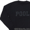 the POOL aoyama POOL SWEAT PULLOVER BLACK画像