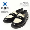 GDC × HARUTA ANIMAL MIX LOAFER BLACK-WHITE GD778-BW画像