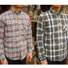 COLIMBO HUNTING GOODS Richmond B/D shirt L/S C/L Madras check ZQ-0300画像