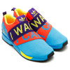 adidas Originals ZX FLUX SLIP ON SOLAR BLUE/SOLAR RED/COLLEGIATE PURPLE B34450画像
