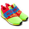 adidas Originals ZX FLUX SLIP ON SOLAR GREEN/SOLAR BLUE/BLAZE PINK B34451画像