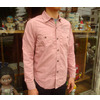 FREEWHEELERS BAKEHEAD SHIRT GOD BLESS The FLATTIES Vintage 5oz. Color Chambray 1523016画像