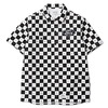 FUCT SSDD CHECKER FLAG S/S SHIRT (WHITE×BLACK) 4310画像